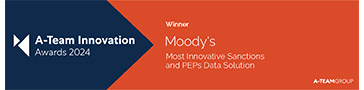 Most Innovative Sanctions and PEPs Data Solution