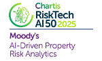 Chartis RiskTech AI50 2025 - Moody's AI-Driven Property Risk Analytics