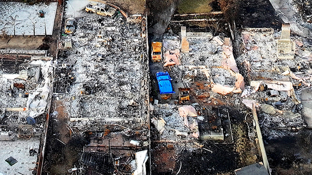 wildfire destruction
